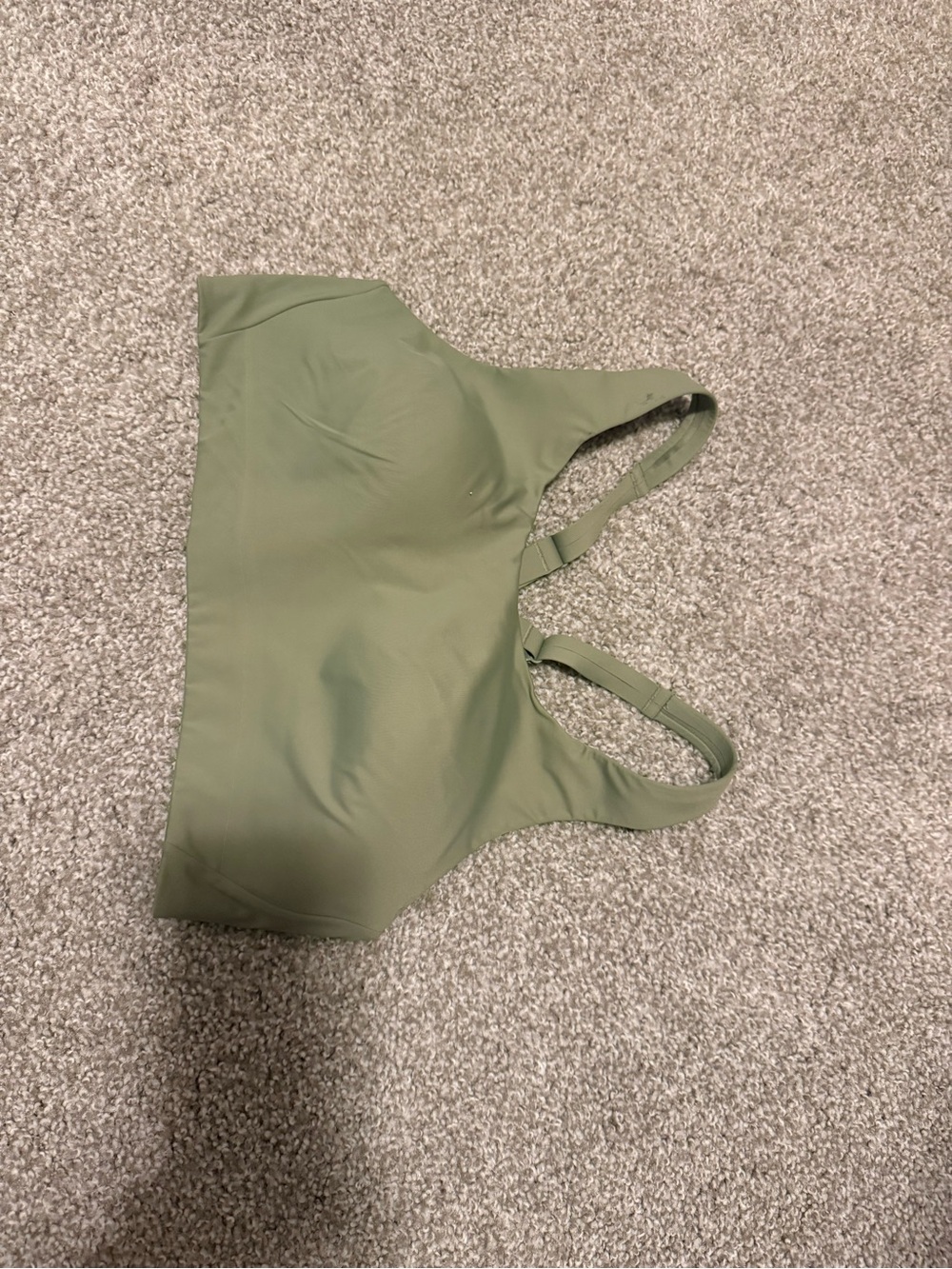 Athleta Olive Green High Impact Sports Bra - Speed Run